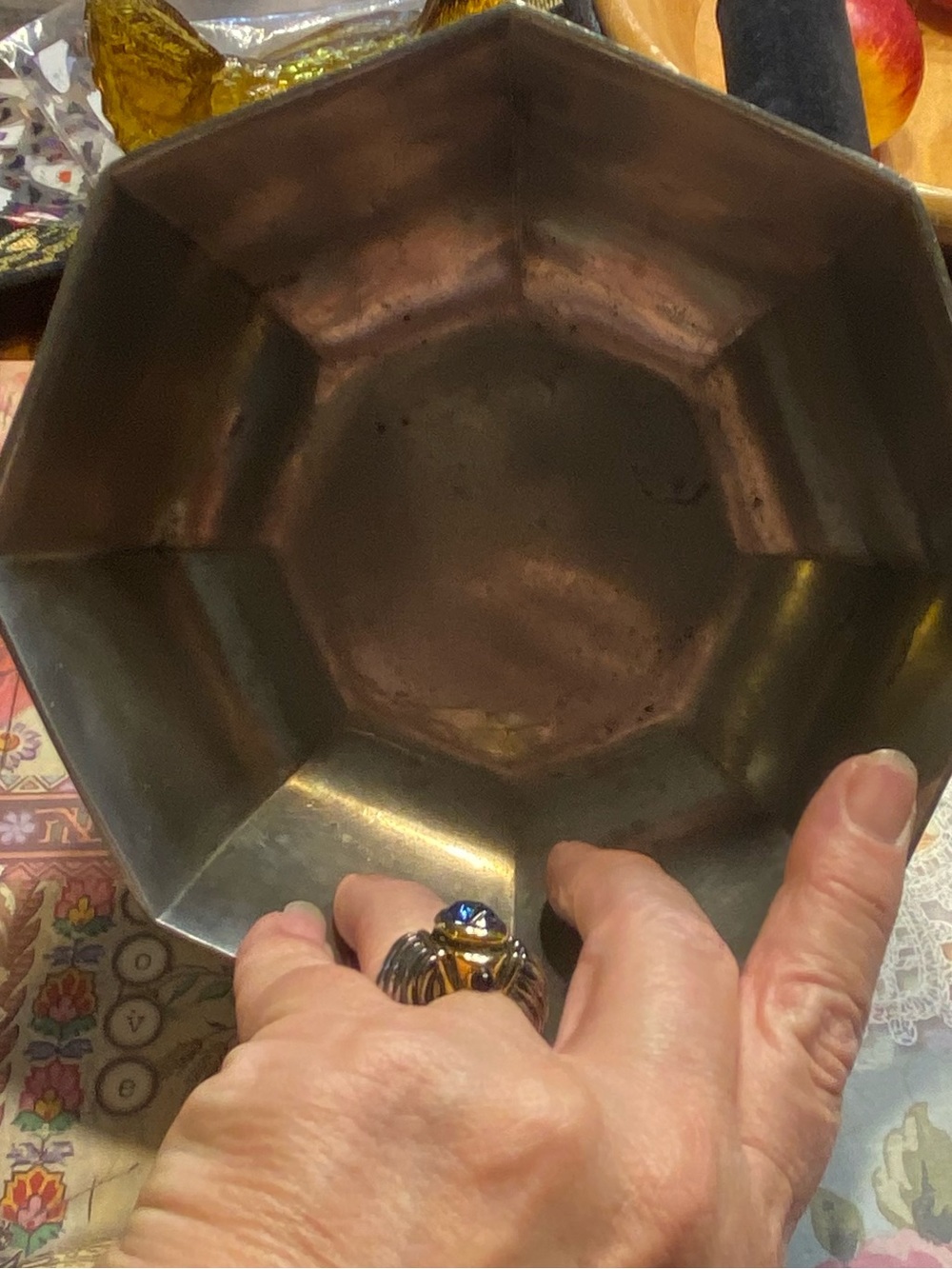 Vintage Gorham Pewter Octette Bowl PH52 
MCM Pewter Dish catchall